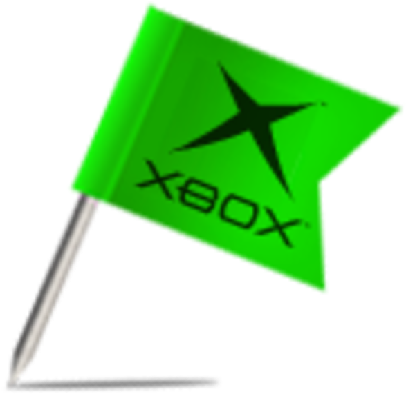 Back Gallery For Black Xbox Controller Clip Art Y7flau - Xbox Flag (600x600)