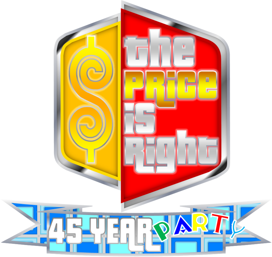 Surprising Price Is Right Clip Art Medium Size - Price Is Right 45 Years (913x875)