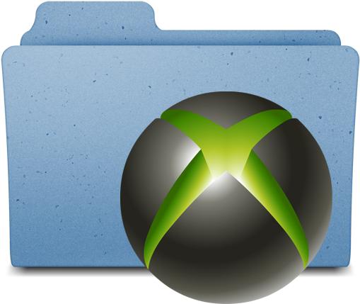 Xbox 360 Kinect Logo Png Xbox 360 Pr - Tron Folder Icon (512x512)