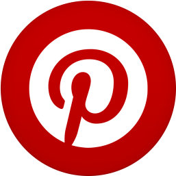 Pinterest Logo Circle P In Red Png - Logos Do Pinterest Png (381x349)