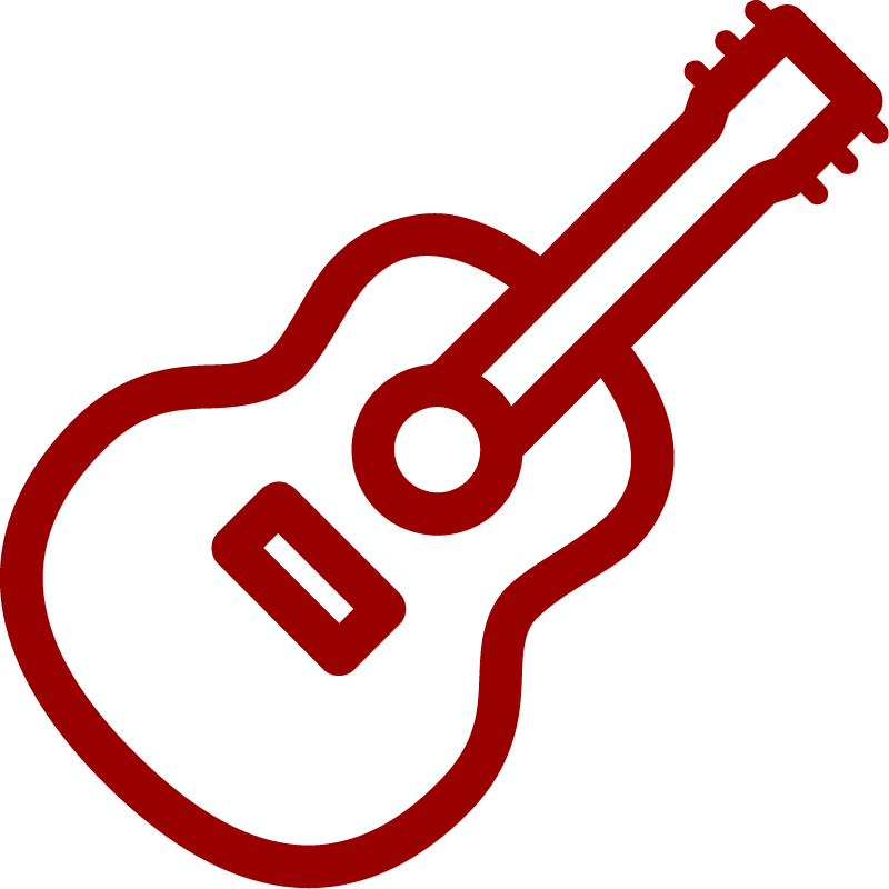 Music & Dance Classes - Guitar Logo Png (800x800)