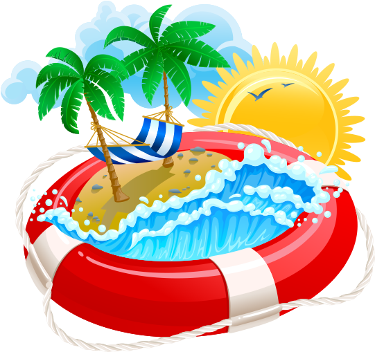 Summer Vacation Cartoon Clip Art - Summer Vacation Cartoon Clip Art (720x699)