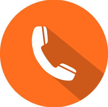 Ways To Request Service - Flat Design Phone Icon (358x356)