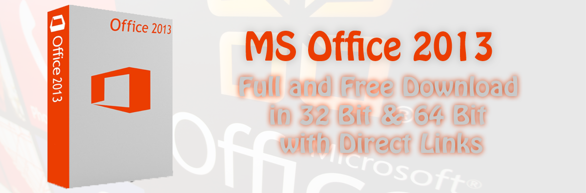 Microsoft Office 2013 (digital Code) (1200x395)