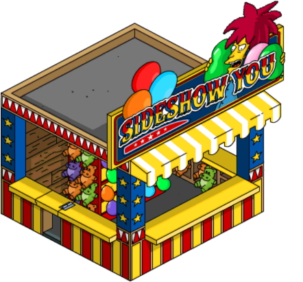 Tapped Out Sideshow You - Simpsons Krustyland Tapped Out (442x411)