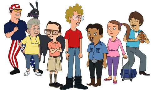 Napoleon Dynamite Cartoon - Napoleon Dynamite Tv Show (500x301)