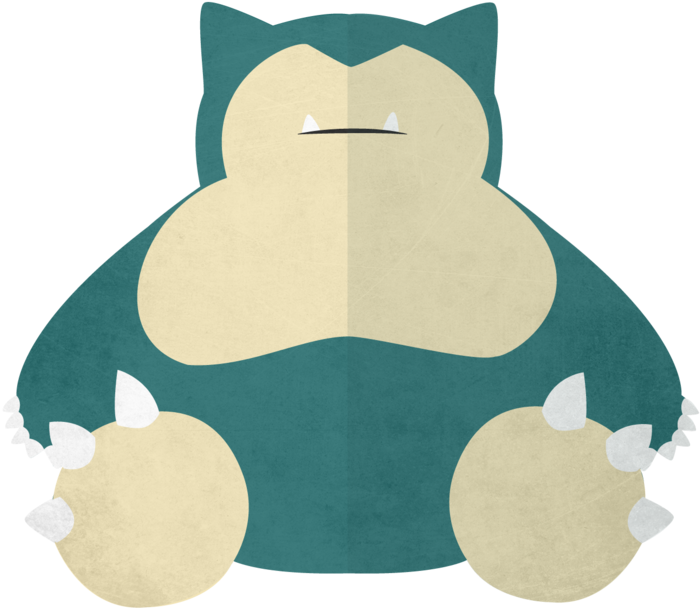 Snorlax By Glitchcafe Paper Pokemon - Cat (1024x1024)