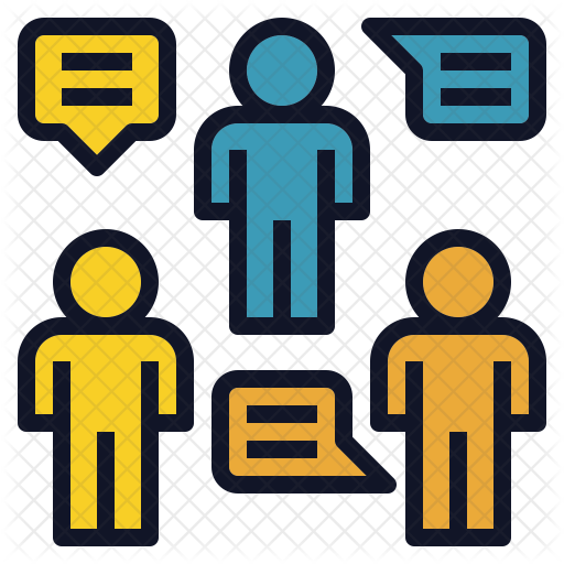 Group Discussion Icon - Icon (512x512)