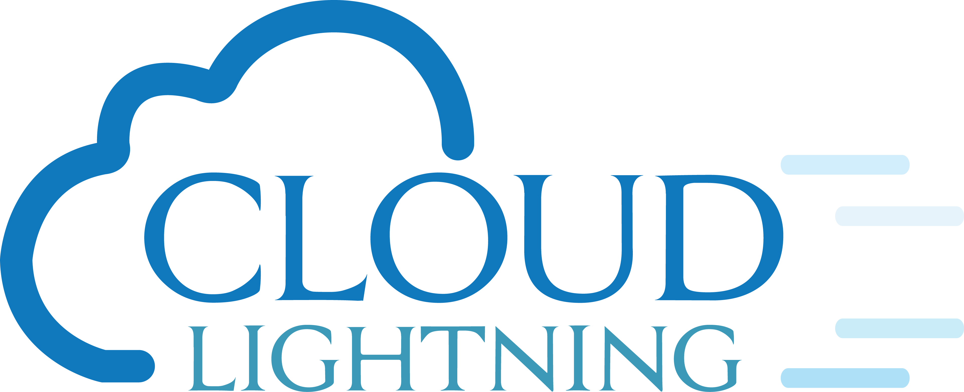 Self Organising, Self Managing Heterogeneous Cloud - Cloud With Lightning Logo (3845x1564)