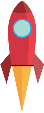 We - Design - Develop - Deliver - Foguete Flat Design Png (500x500)