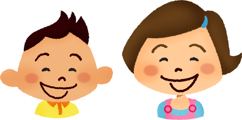 Smiling Children - Niño Lavandose Los Dientes Dibujo Png (500x248)