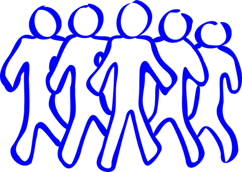Team Group People Together Crowd Users Com - Team Clip Art (479x340)