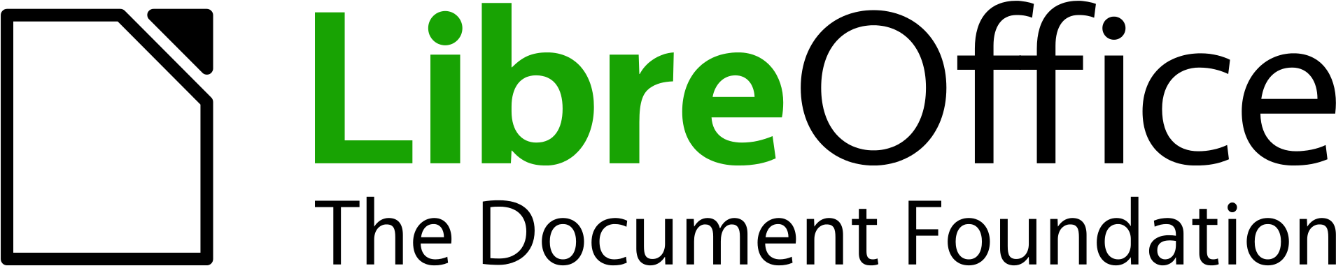Libreoffice Logo Flat - Libre Office Png (2000x471)