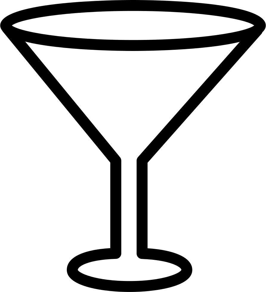 Png File - Cocktail Glass Svg (892x980)