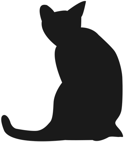 Silhouette Of Cat Sitting Transparent Png Amp Svg Vector - Cat Silhouette Png (512x512)