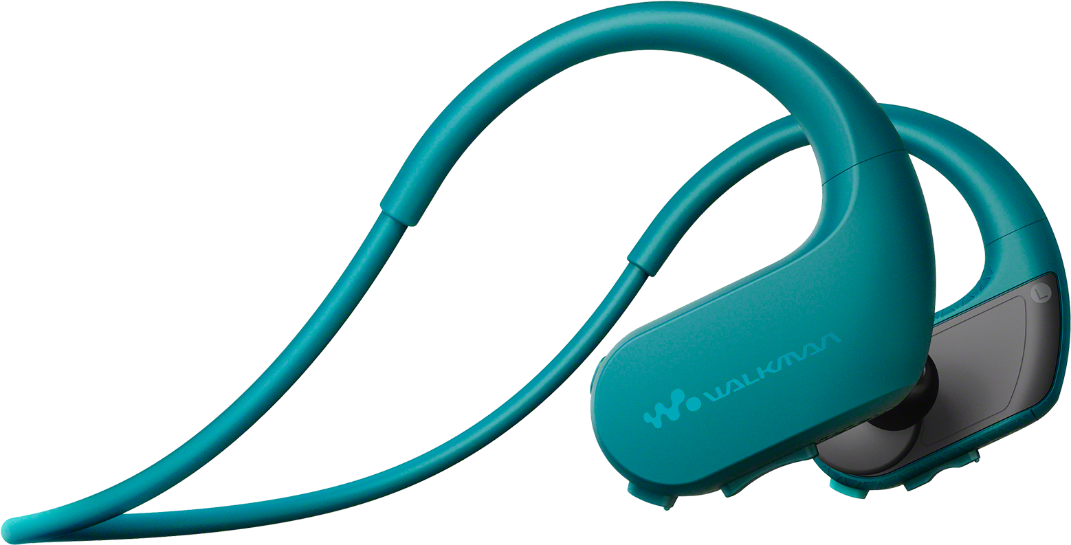 ‹ › - Sony Walkman 4gb Headphone-integrated Nw-ws413 (black) (2028x792)