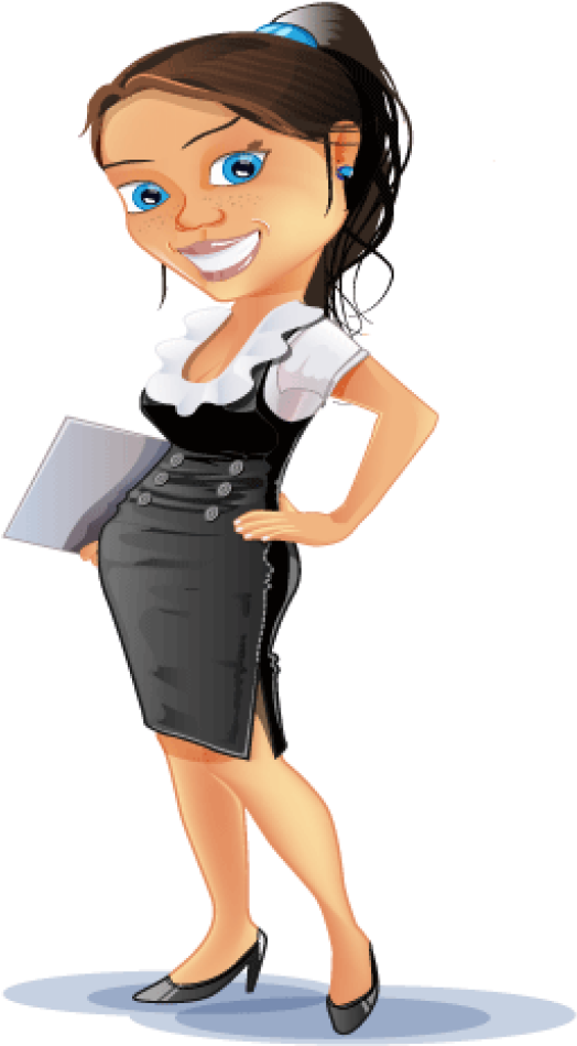 Boy And Girl Love Images Cartoon - Cartoon Business Woman Free (1024x1024)