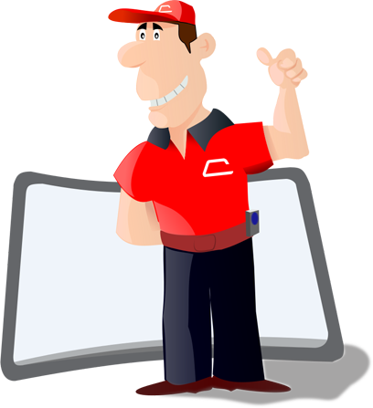 The - Install Windscreen Clipart (408x447)