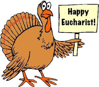 Happy Eucharist Thanksgiving Turkey Alphaed - Quit Smoking Cold Turkey (417x347)
