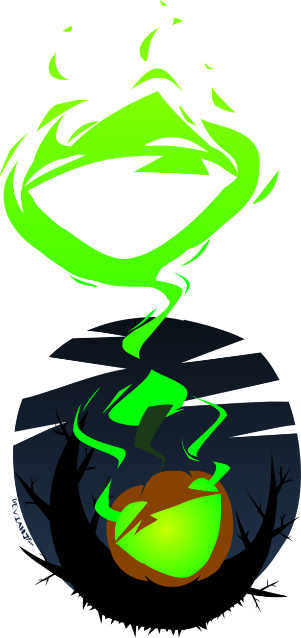 The Jack O' Lantern By Devianjp824 - Jack O Lantern Plants Vs Zombies (614x1300)