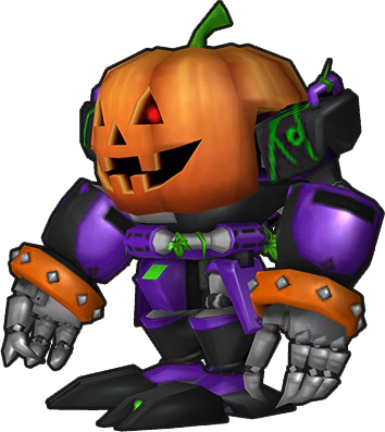 Sonic Runners Halloween Omega Model - Sonic Runners Halloween Omega (354x397)