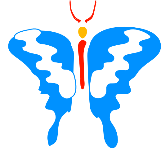 Butterfly Clip Art - Butterflies Clipart (555x550)