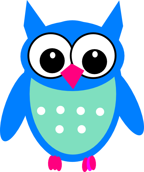 Green Owl Clip Art - Free Clip Art Owl (498x595)