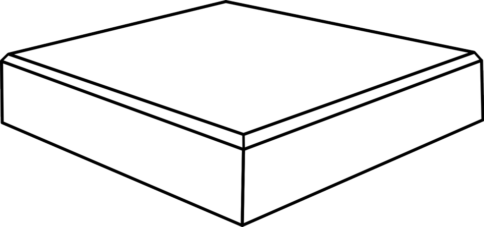 Cosmo Pave 200x200x40mm - Line Art (960x450)