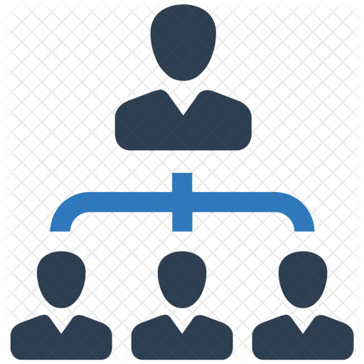 Hierarchy, Business, Leader, Management, Team Icon - Hierarchy Icon (512x512)