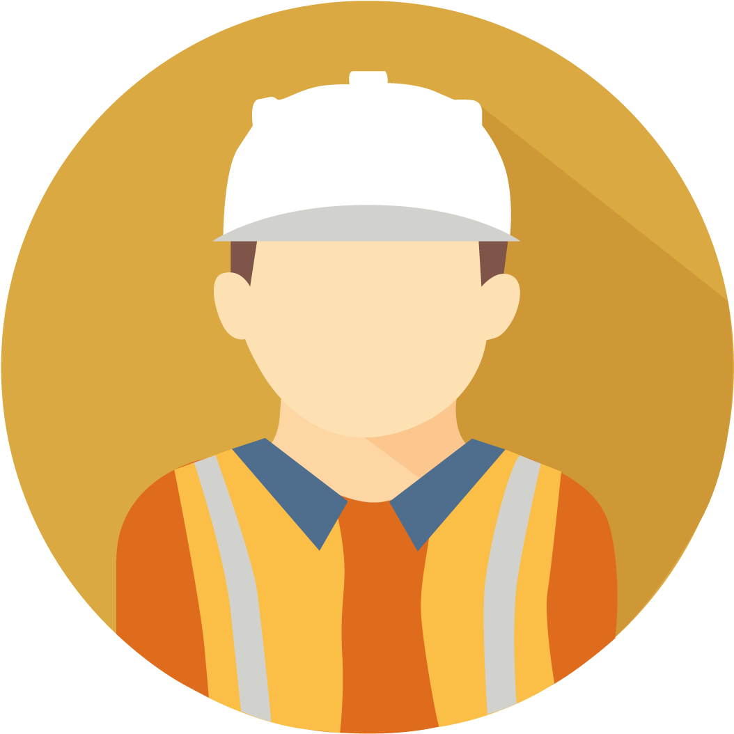 Construction Worker - Illustration (1080x1080)