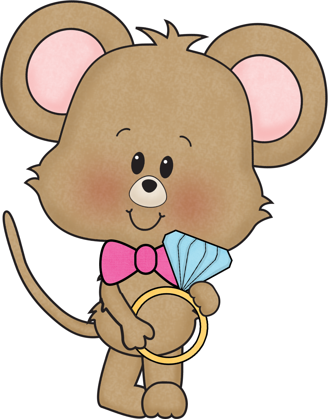 Raton Novios - Clip Art (1121x1432)