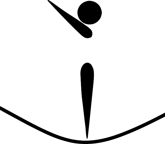 Gymnast Symbol, Sport, Cartoon, Symbols, Gym, Sports, - Trampoline Pictogram (640x560)