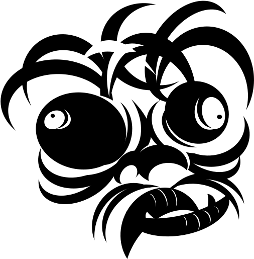 Free Crazy - Clip Art (800x518)