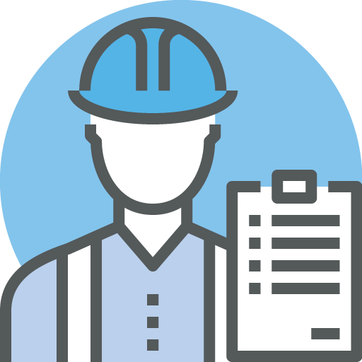 Employee Incident Management Icon - Engineer Project Icon (512x512)