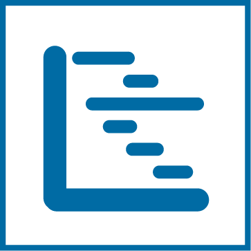 Project / Program Management - Project Management Icon Blue (363x363)