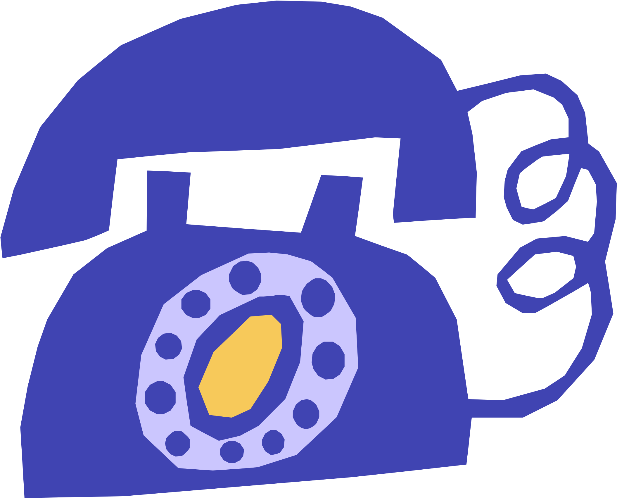 New Images Telephone Clipart Free Download - Bitmap (2400x1981)