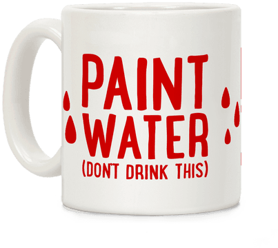 Paint Water Coffee Mug - Peanut Butter (484x484)