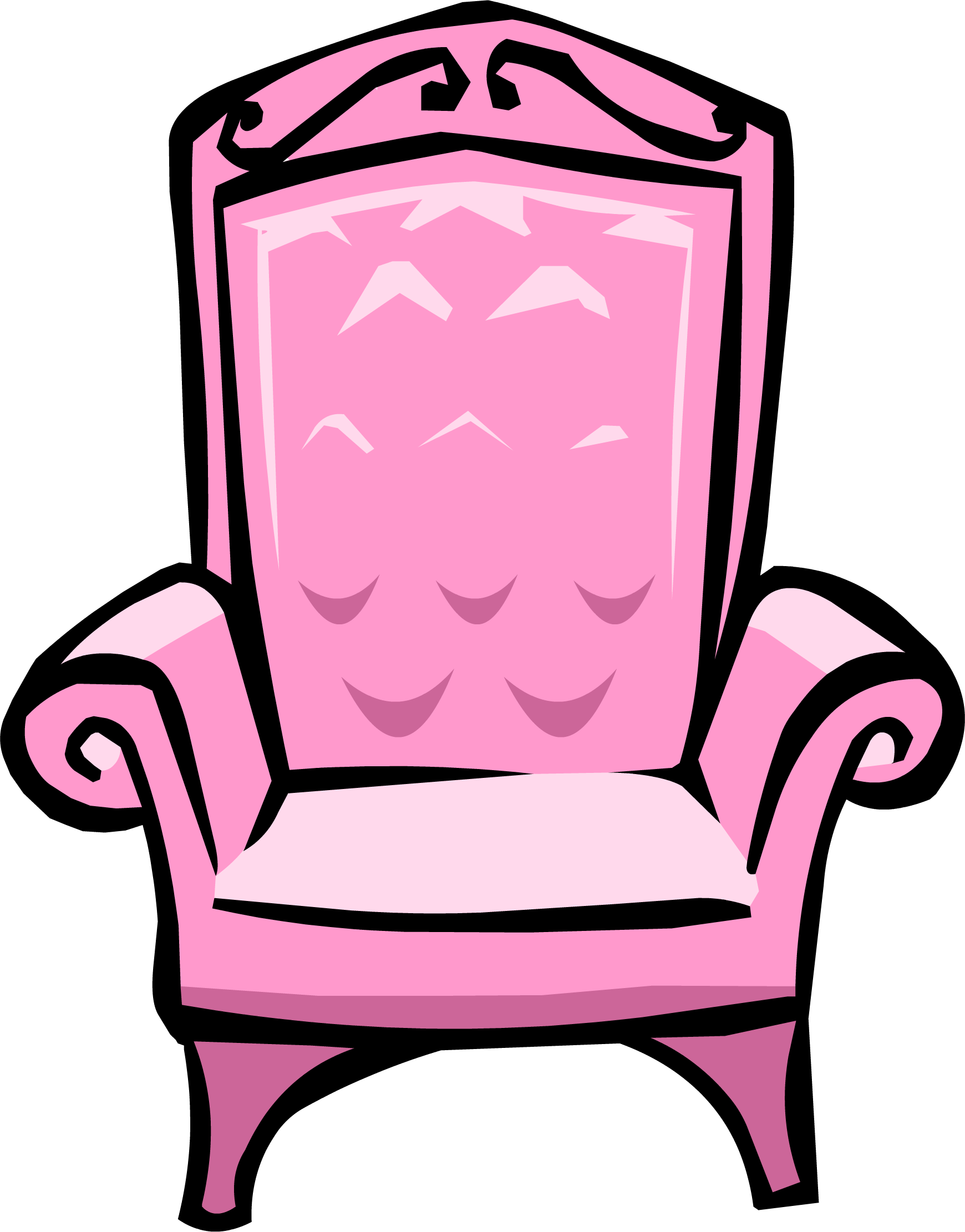 Princess Throne - Png - Royal Throne (1740x2222)