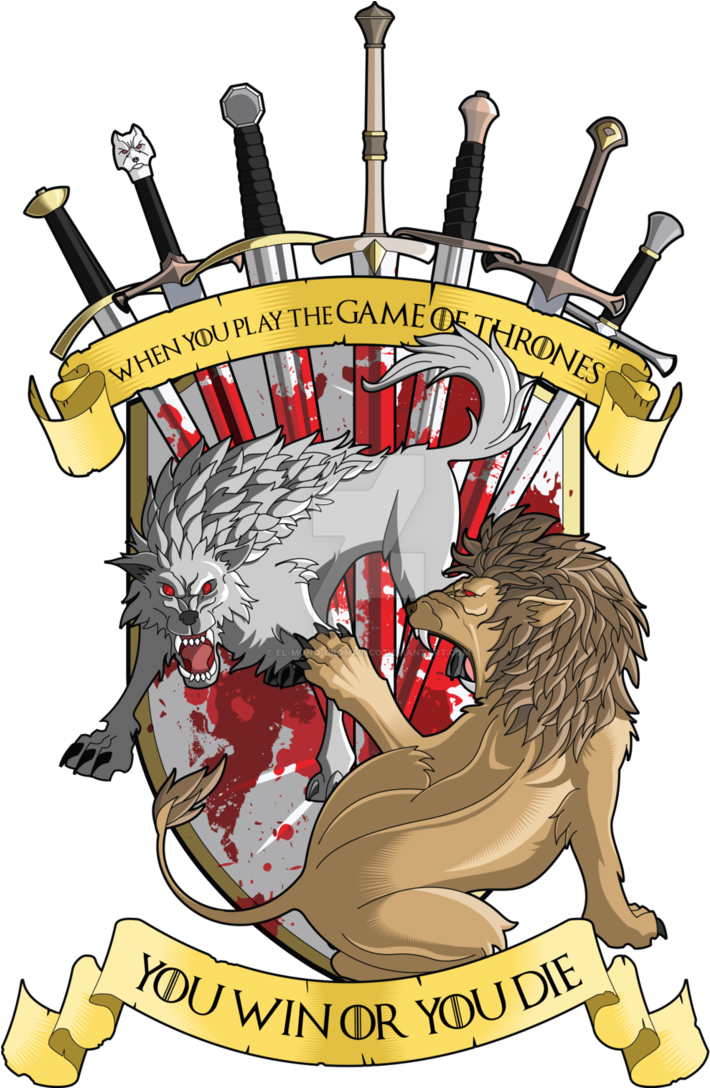 When You Play The Game Of Thrones By El Mono Cromatico - Cartoon (735x1087)