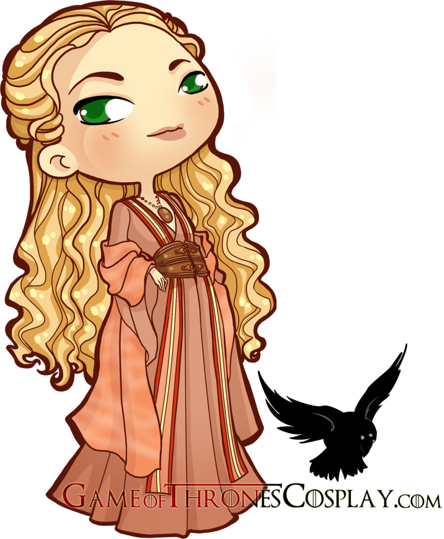 Books - Game Of Thrones Cersei Chibi (900x1091)