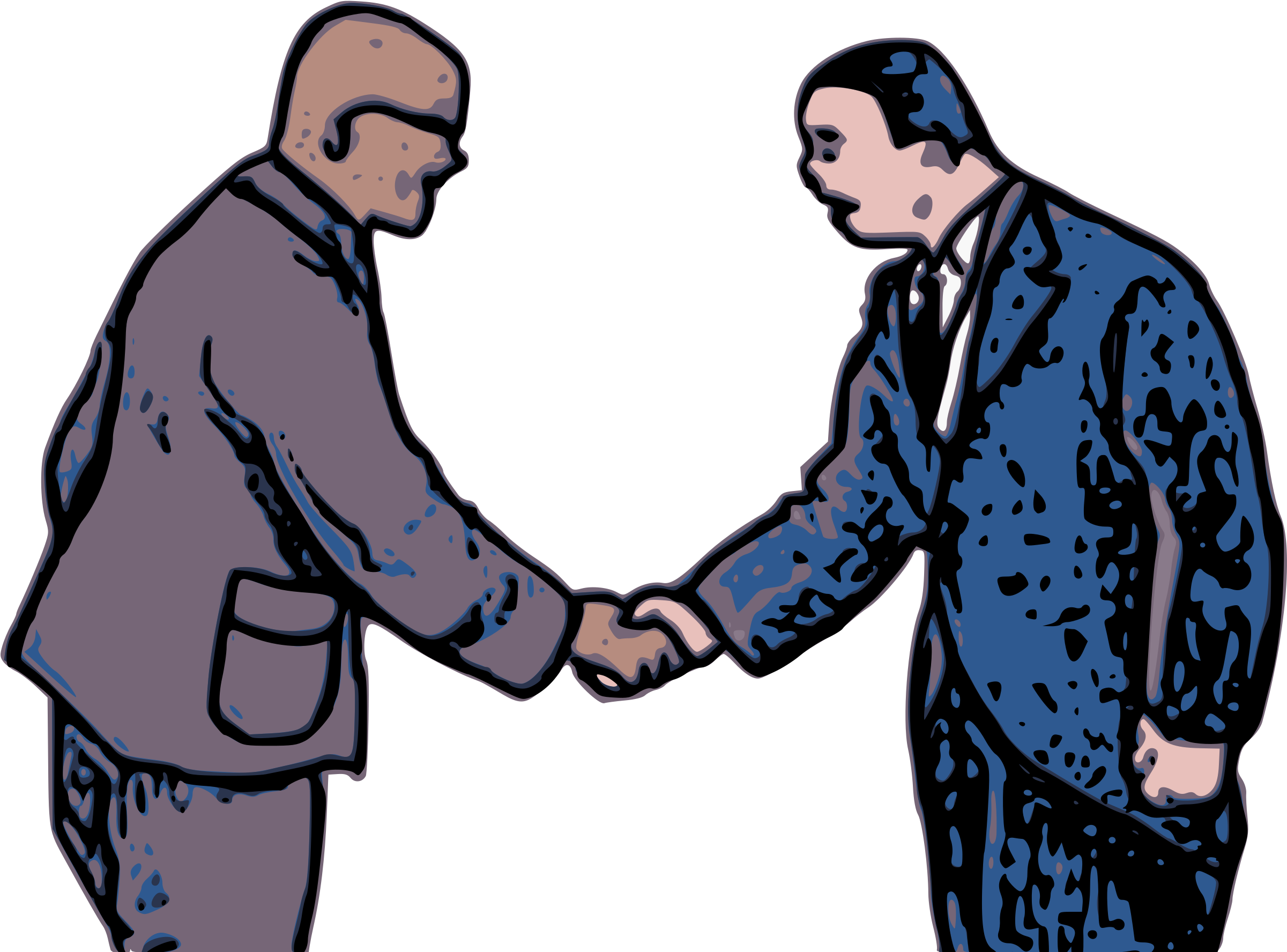Do You Want To Keep On Improving Your English Speaking - Shaking Hands Clip Art (2400x1783)