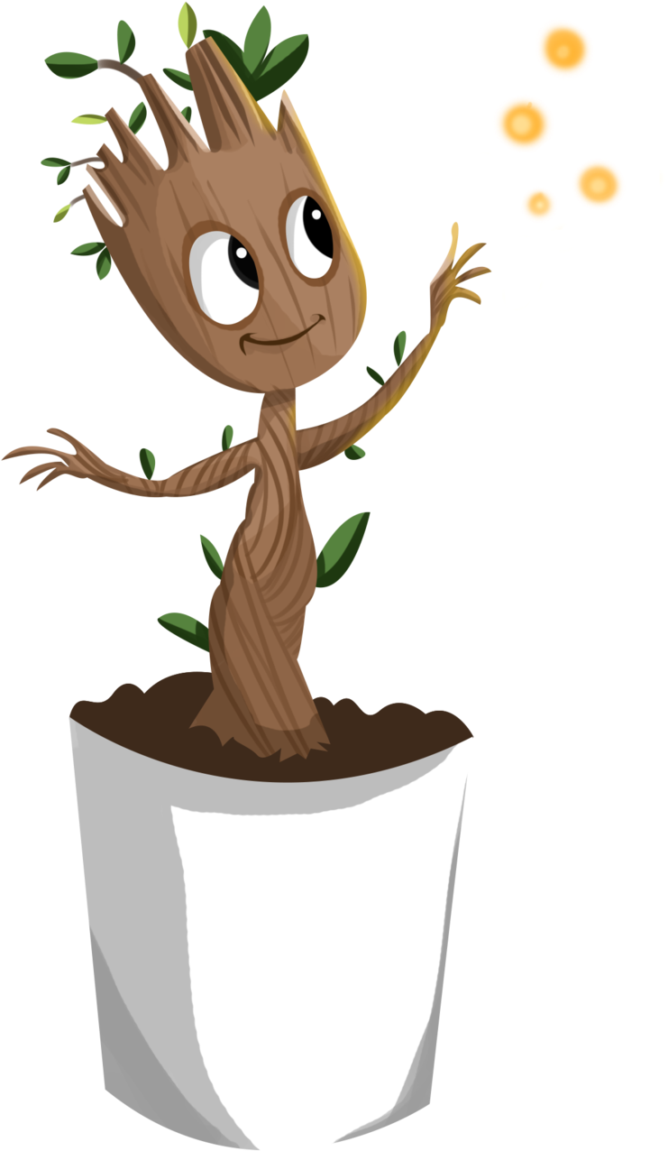 Guardians Of The Galaxy Clipart Baby Groot - Baby Groot Clipart (1024x1365)