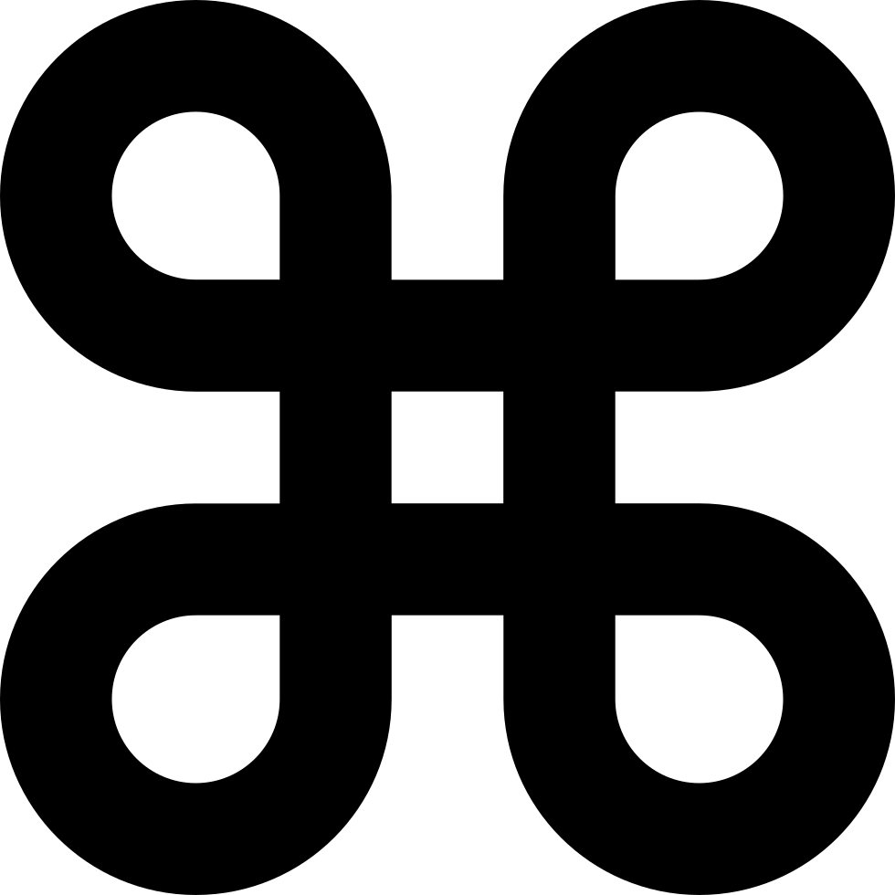 Png File - Apple Command Key (980x980)