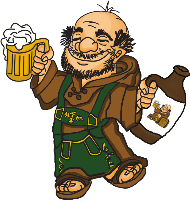 Monk Clipart German - Beer (686x690)