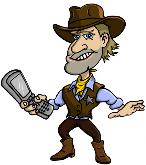 Lone Ranger Lone Worker Solution And Automated Buddy - Cartoon (497x559)