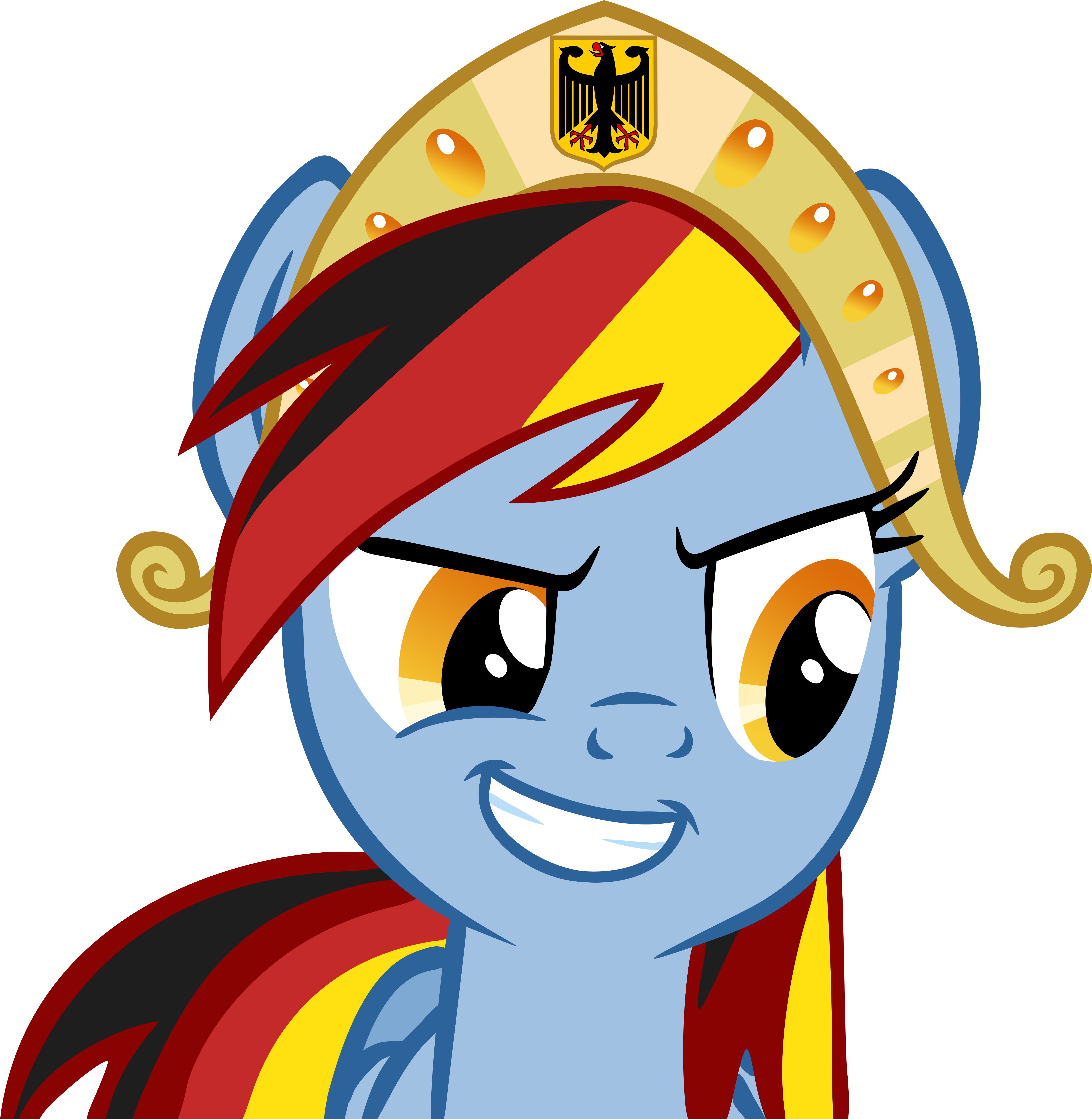 German Crown Clipart - Dash For The Crown (6000x5809)