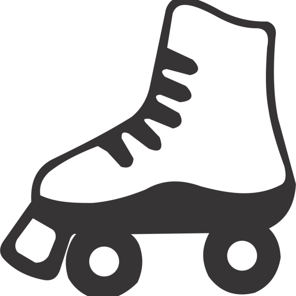 Roller Skates Shoe Clip Art - Roller Skates Shoe Clip Art (600x600)