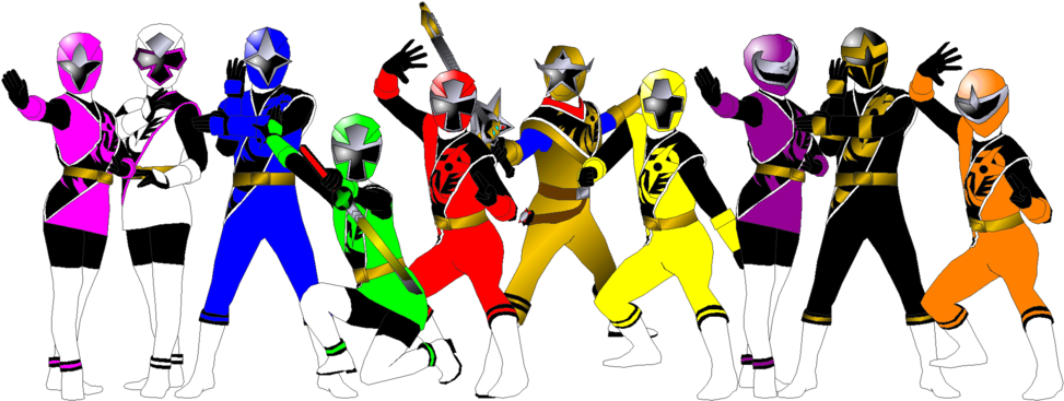 Ninja Steel For Neoduelgx And Greencosmos80 By Rangeranime - Power Rangers (1024x377)