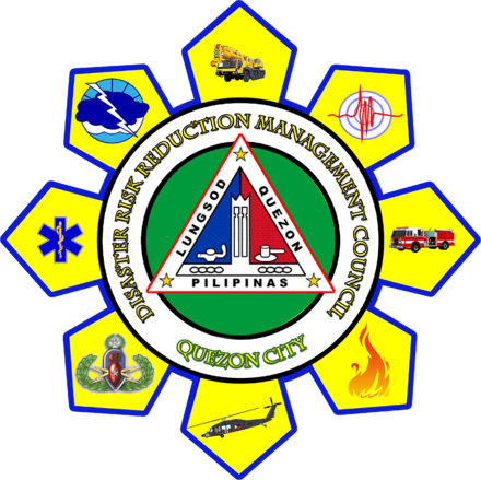 Seal Of The Quezon City Disaster Risk Reduction And - Bongabon, Nueva Ecija (440x439)