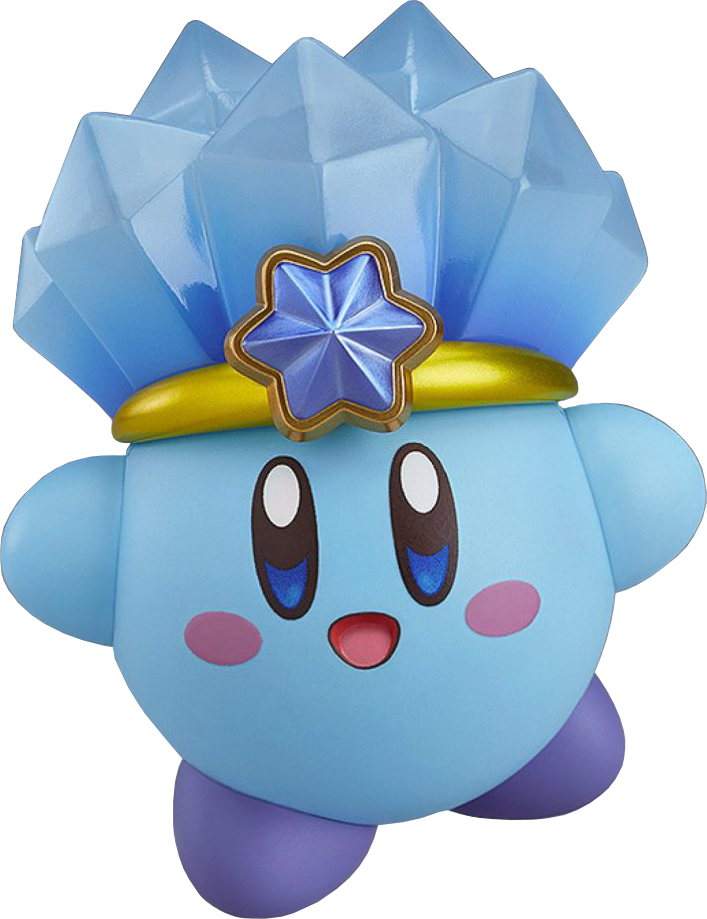 Kirby's - Kirby Ice Kirby Nendoroid Figure (707x919)
